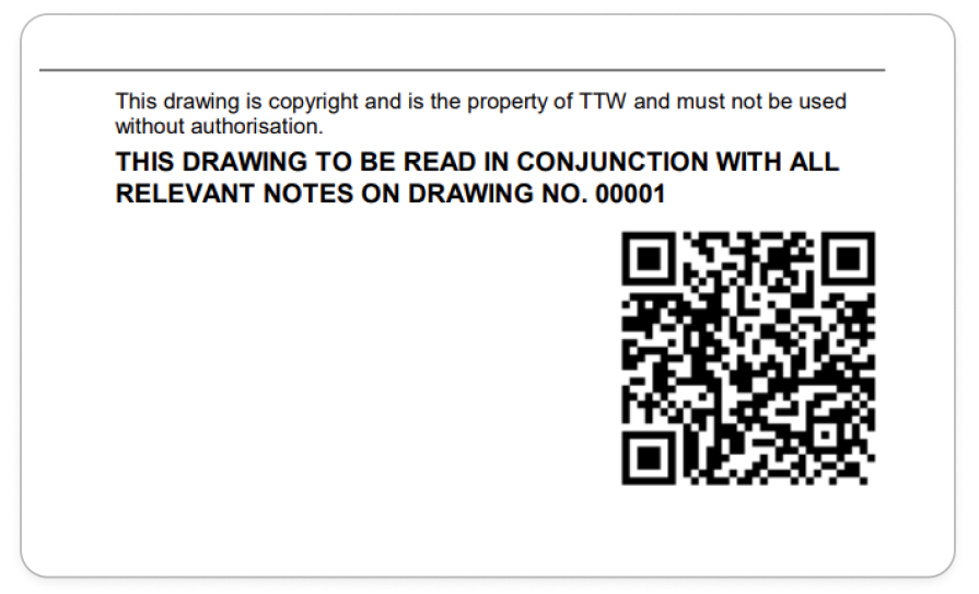 Using your drawing's QR code TTW Hub